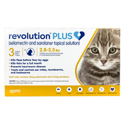 Revolution Plus For Cats | Cat Supplies | Flea & Tick Treatment for ca